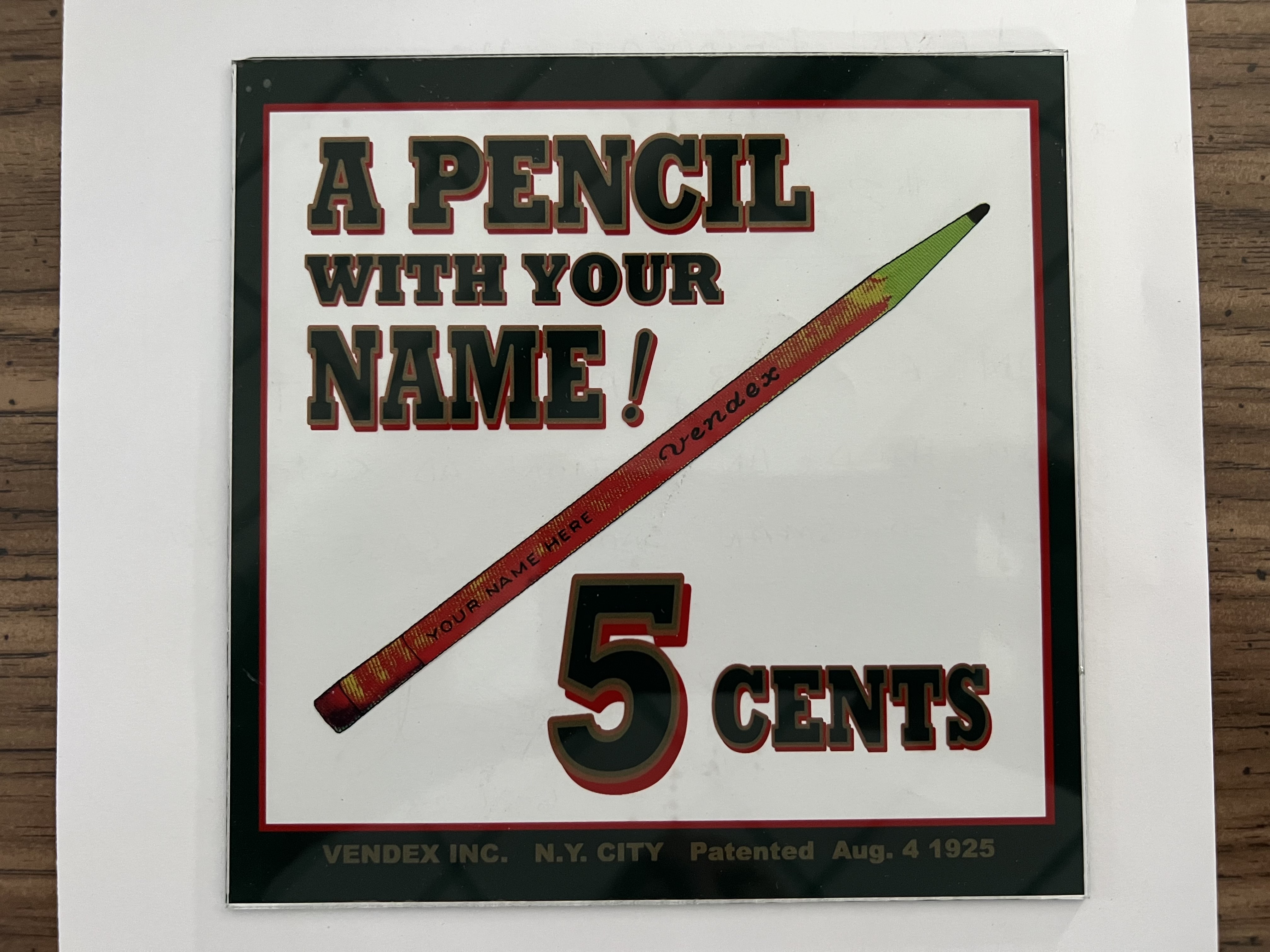 Vendex Pencil Machine